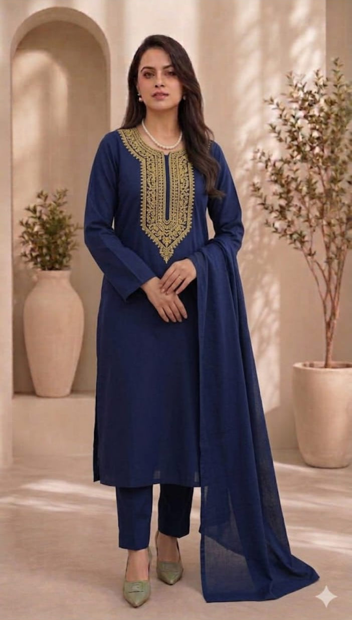 Solid embroidery lawn
