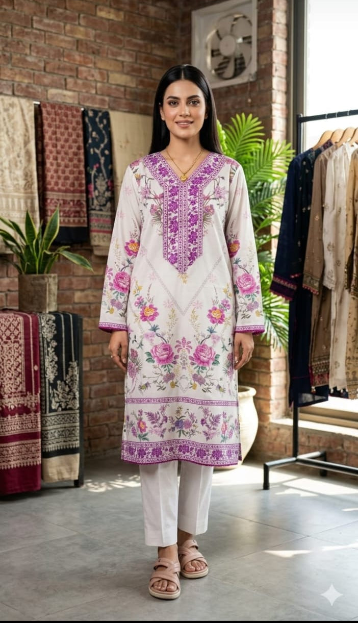 Lawn Printed